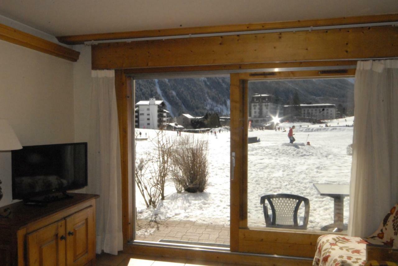 Front Ski Slope Chamonix Apartment Dış mekan fotoğraf
